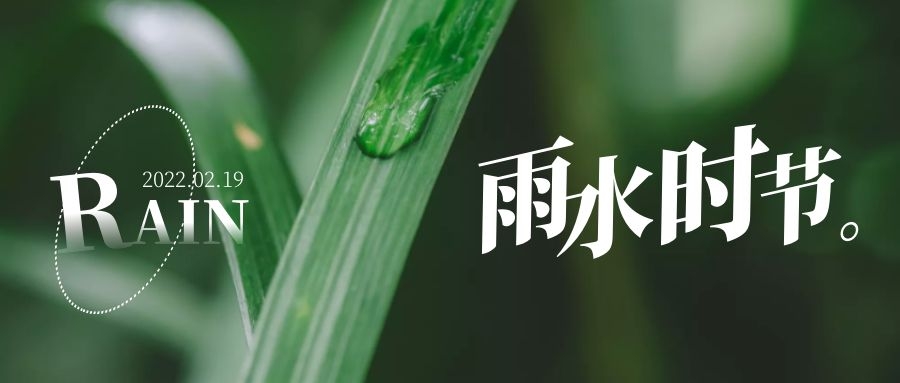 雨水 ▎每一滴，都在孕育一場成長和豐收